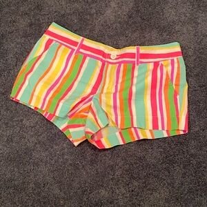 LILLY PULITZER - Striped Multicolor Shorts - Size 6